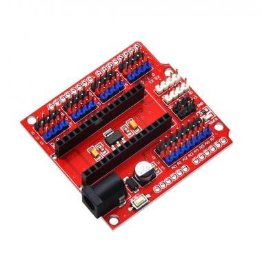 Плата расширения - Сенсор-шилд для Arduino Nano (красный) купить в Новороссийске