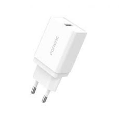 Зарядное устройство сетевое Foneng K300 1USB; быстрая зарядка QC (white) купить в Новороссийске