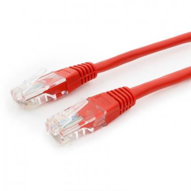 Патч-корд Cablexpert UTP 5e кат.(RJ-45) красный 5 м купить в Новороссийске