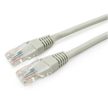 Патч-корд Cablexpert UTP 5e кат.(RJ-45) серый 1 м купить в Новороссийске