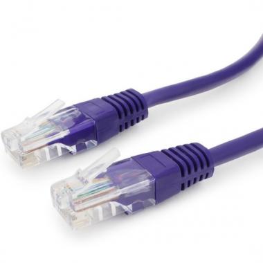 Патч-корд Cablexpert UTP 5e кат.(RJ-45) фиолетовый 5 м купить в Новороссийске