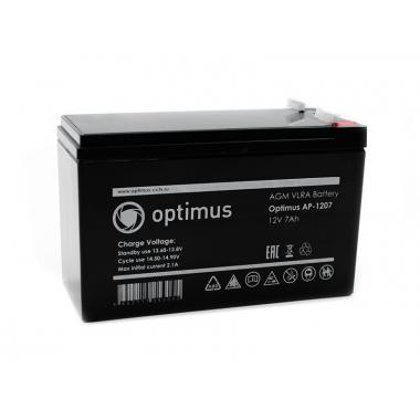 Аккумулятор Optimus AP-1207 (12В 7А/ч) купить в Новороссийске