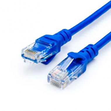 Патч-корд Atcom UTP 5e кат.(RJ-45) синий 3 м купить в Новороссийске