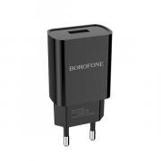 Зарядное устройство сетевое Borofone BA20A 2.1A 1USB (black)