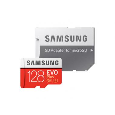 Карта памяти Samsung MicroSDXC UHS-I EVO PLUS 128 ГБ (+ SD adapter) купить в Новороссийске